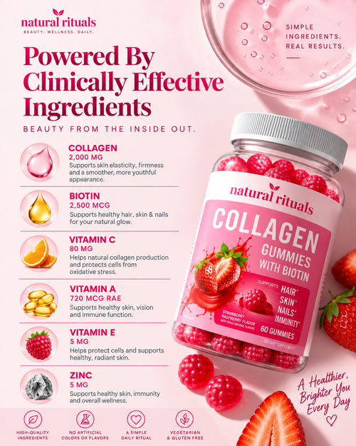 Healthy Hair Starts Within - Collagen + Biotin Hair Gummies