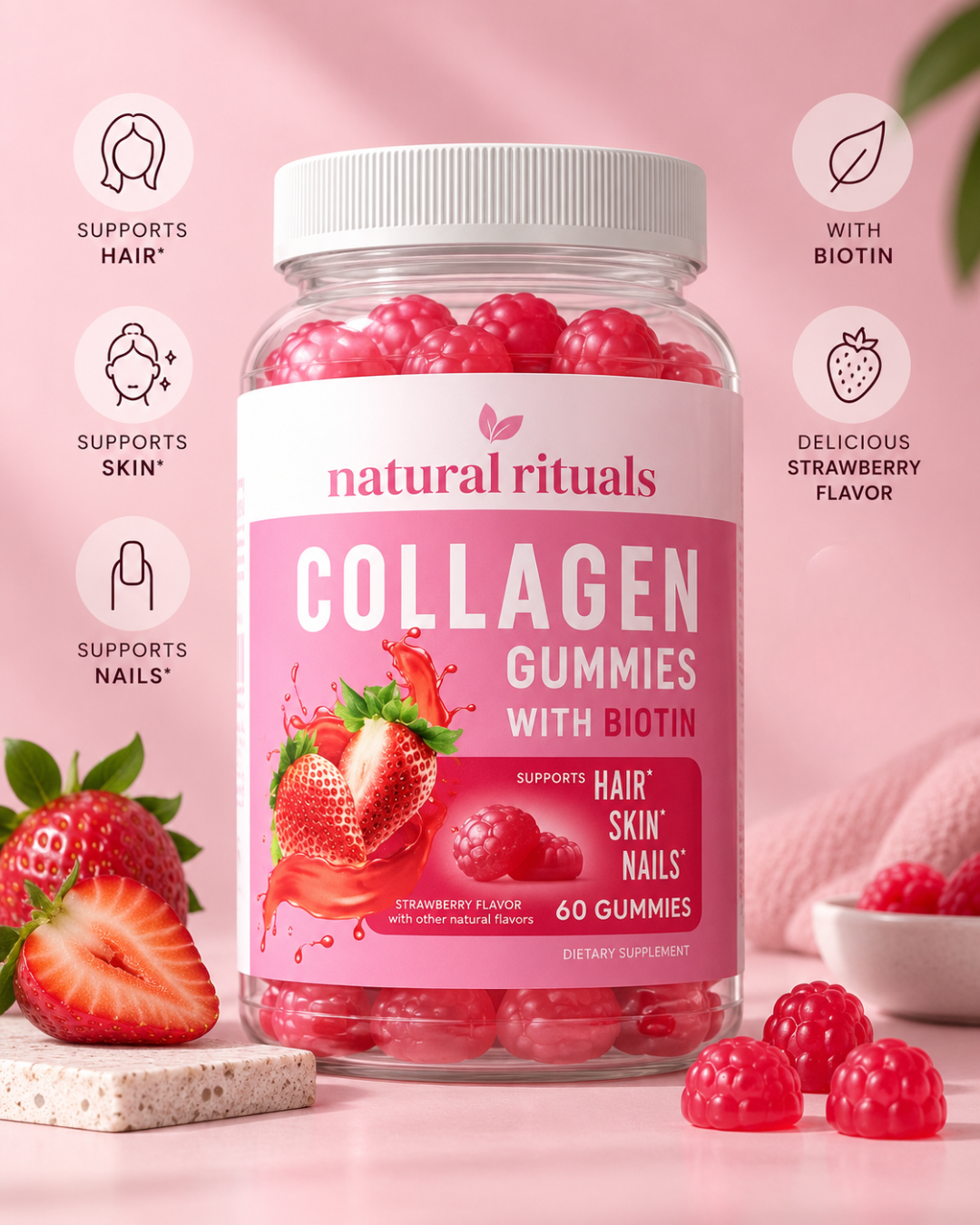 Hydrated, Healthy, Tighter Skin in just 30 Days - Collagen Revitalising System